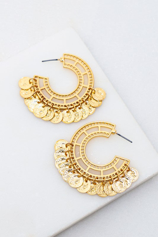 Gold Dangle Earrings