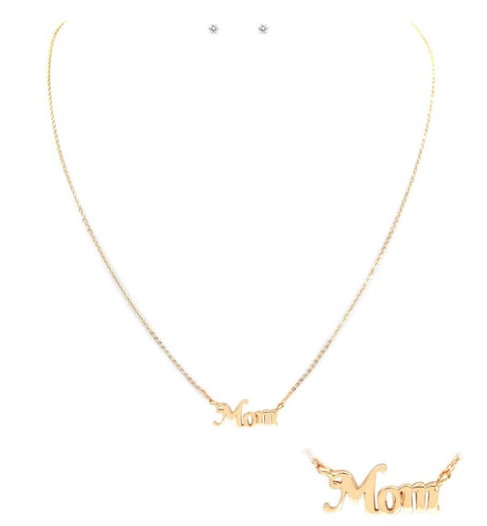 Gold & Silver Mom Necklaces