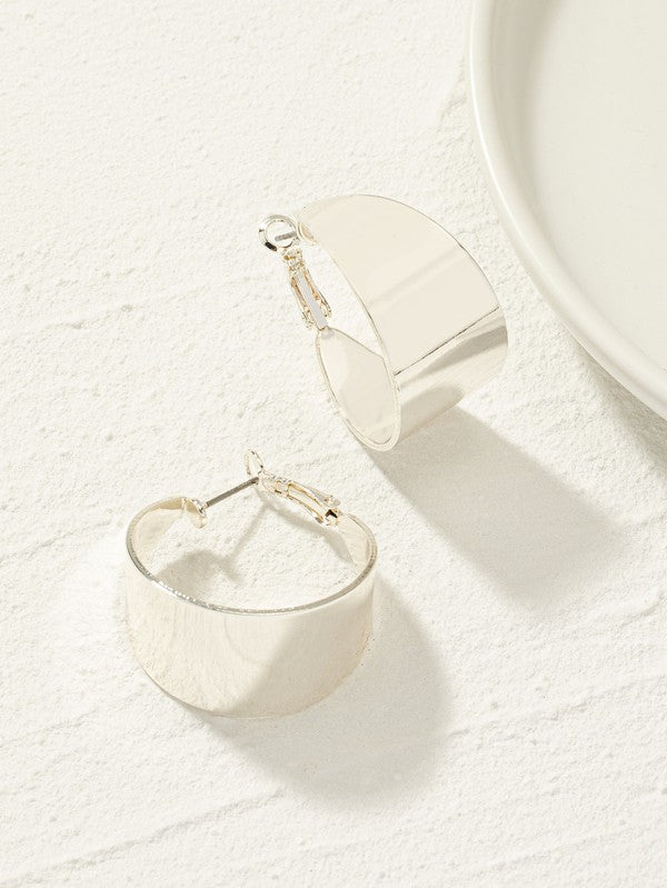 Silver Hoop Earrings