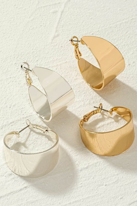 Gold Hoop Earrings