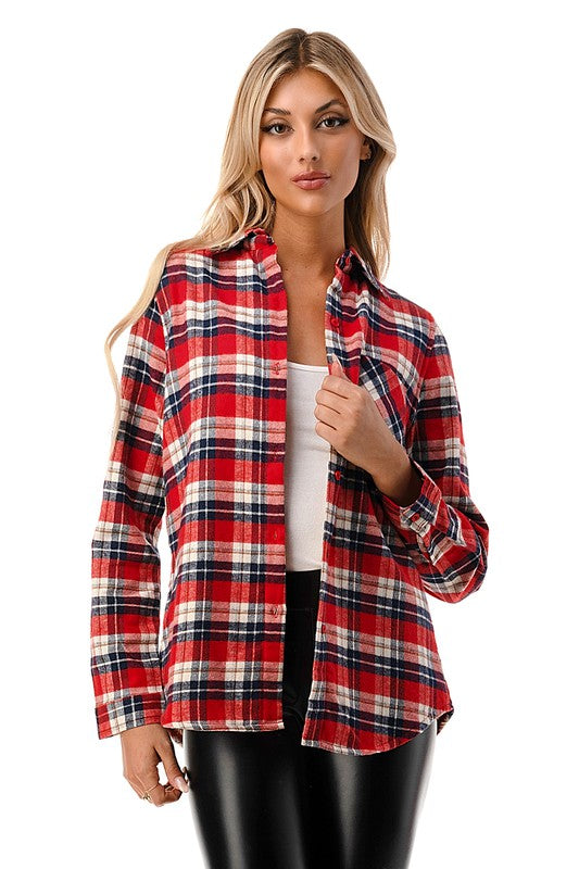 Home Alone Red Plaid Shacket