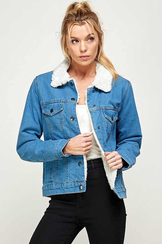 Never The Less Lined Denim Jacket