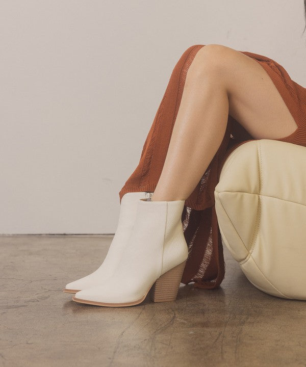 40% Off - Why Not Babe White Booties