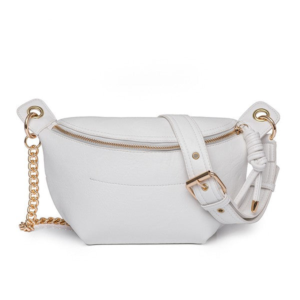 The Tiffany White Sling Bag