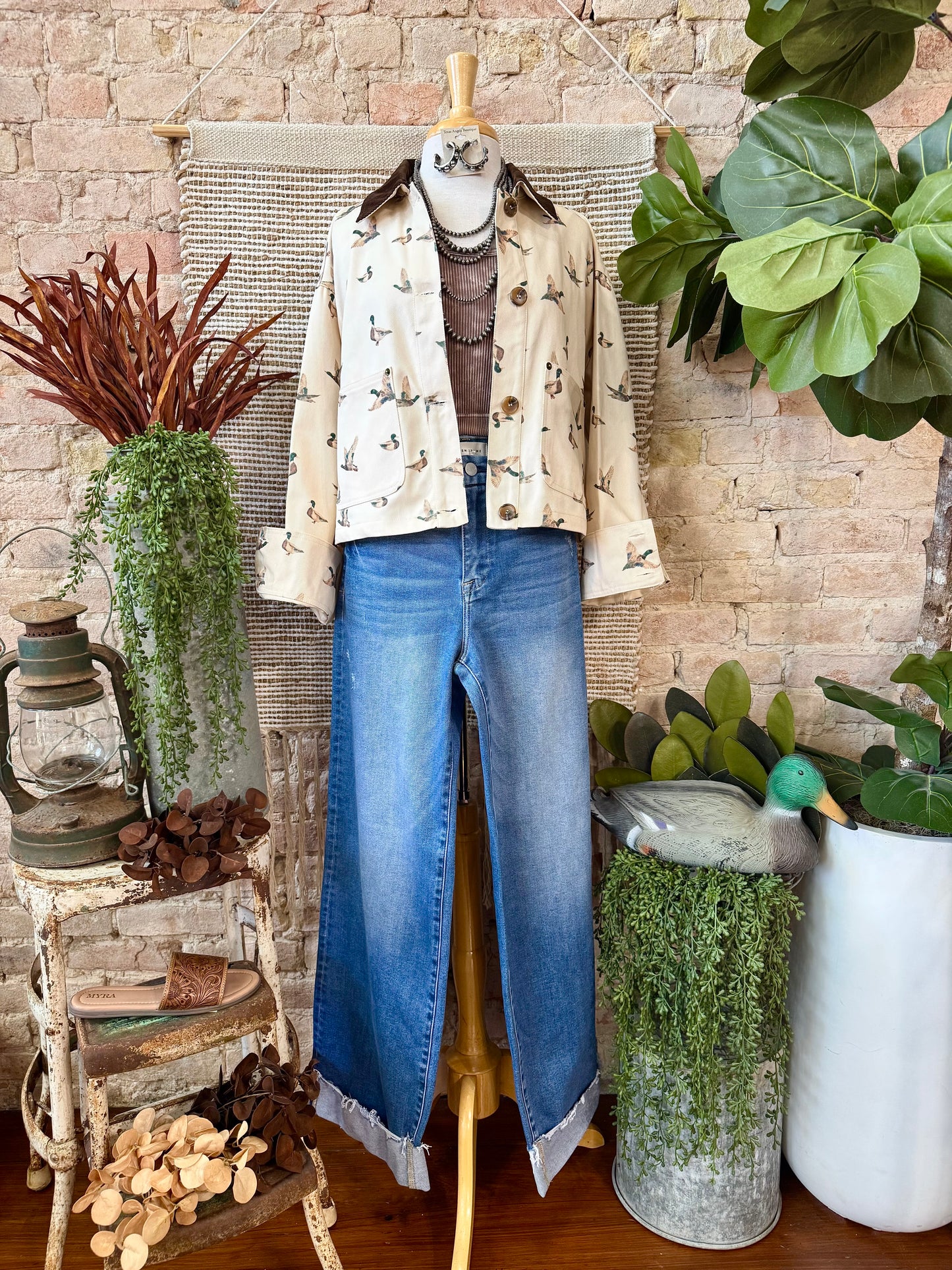 By The Creek Mallard Duck Corduroy Jacket