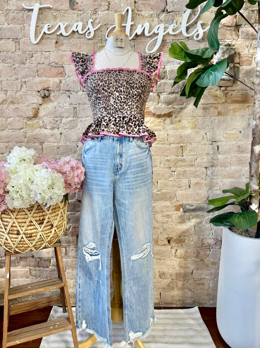 Love Me Like You Do Leopard Print Tank