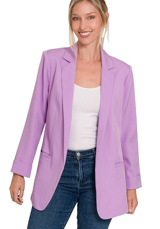 40% Off - Sending Love Letters Lavender Blazer