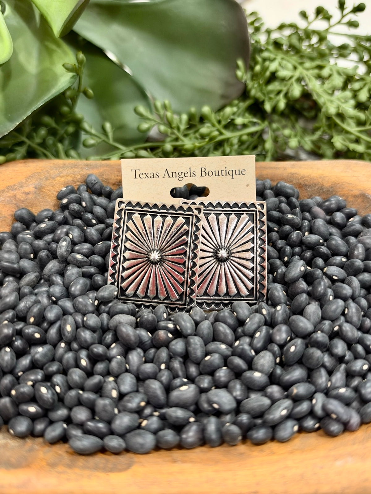 RESTOCK Silver Concho Post Earrings