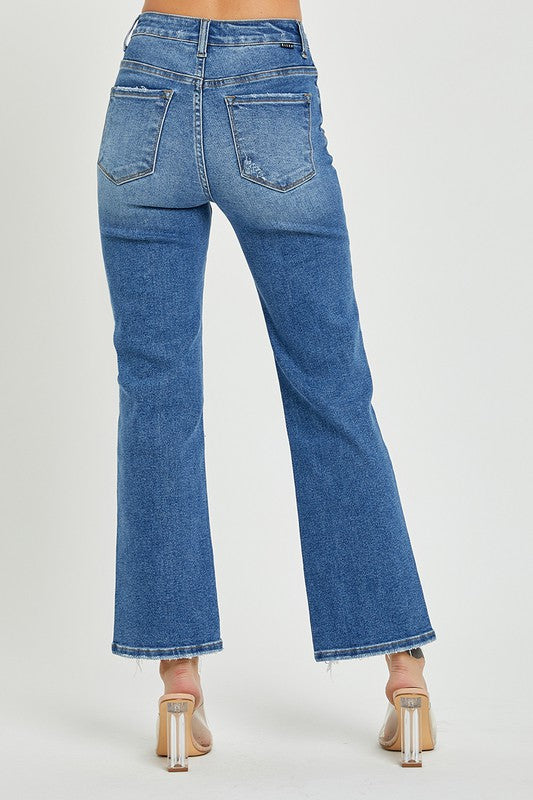 Don't Be So Serious Straight Leg Risen Jeans