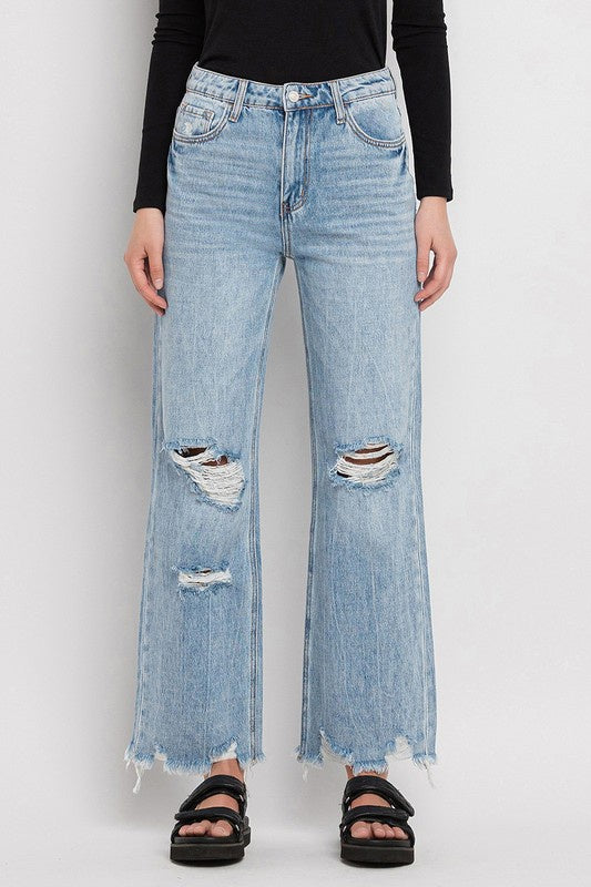 90's Vintage Straight Vervet By Flying Monkey Jeans