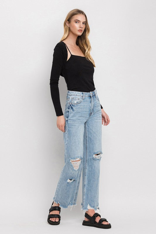 90's Vintage Straight Vervet By Flying Monkey Jeans