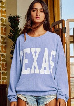 Sky Blue Texas Pullover