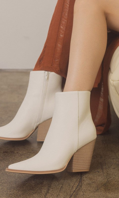 40% Off - Why Not Babe White Booties