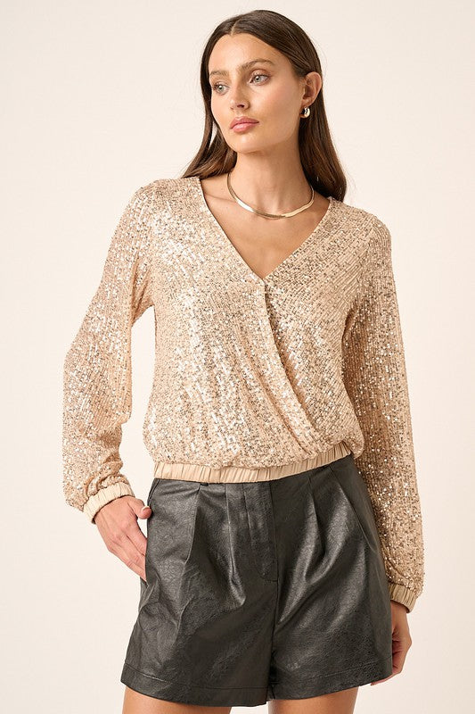 Star Of The Show Sequin Blouse