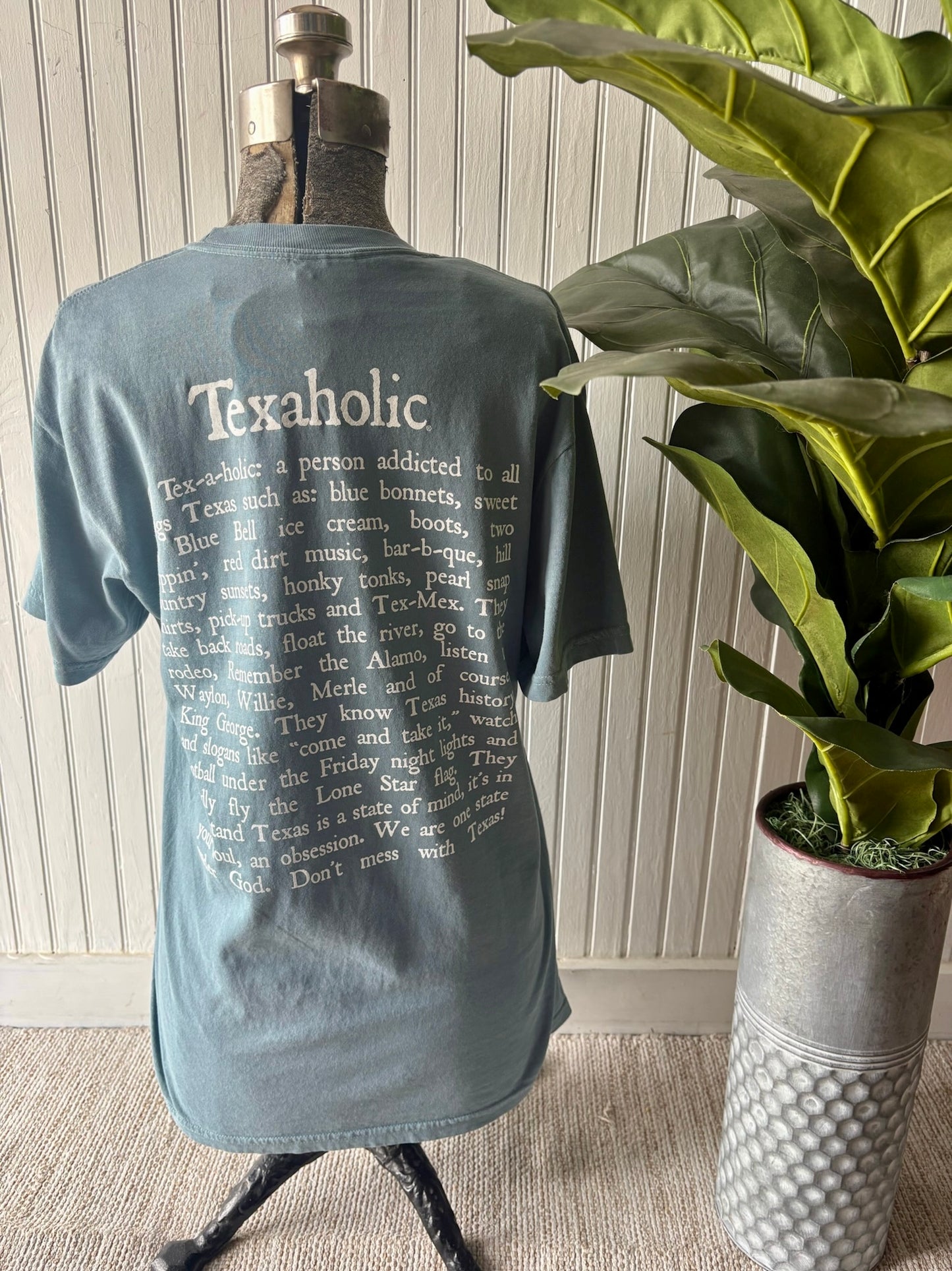 Ice Blue Texaholic Graphic Tee