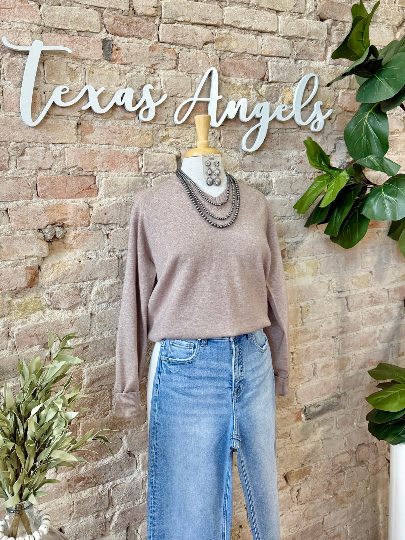 A Love Like This Latte Knit Sweater