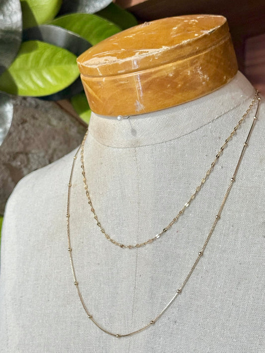 Dainty Gold Layered Necklace