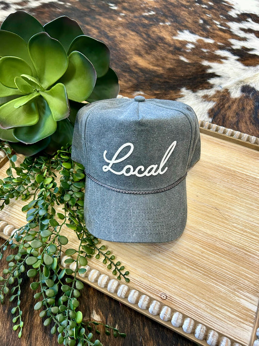 Grey Local Trucker Cap