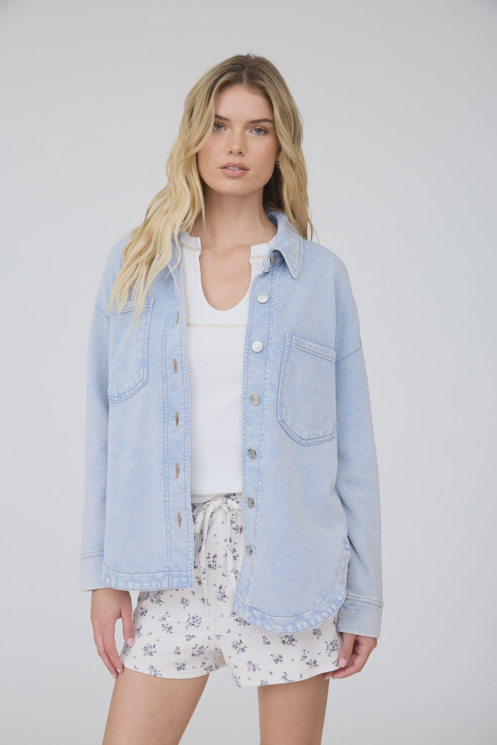 Wait Till You’re Ready Light Wash Jacket
