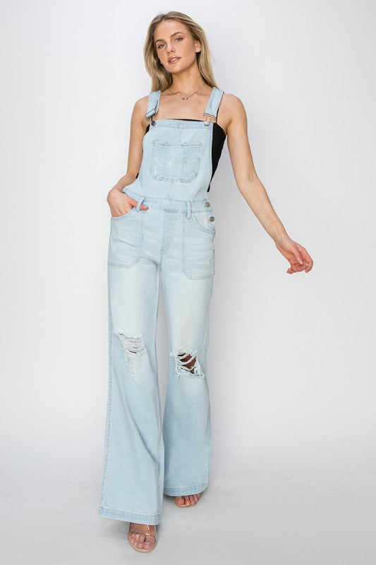 Autumn Days Ahead Denim Risen Jeans Overalls