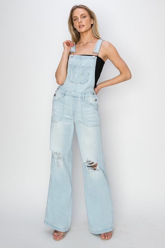 Autumn Days Ahead Denim Risen Jeans Overalls