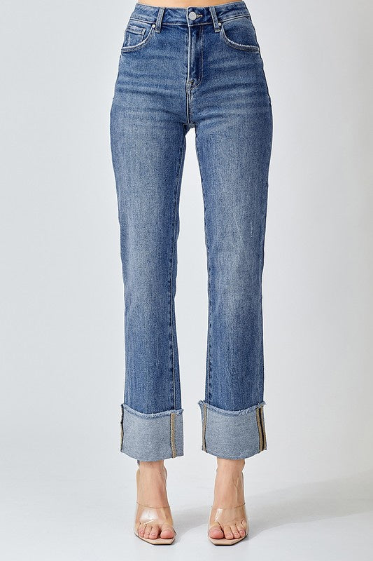 Straight To The Point Denim Risen Jeans