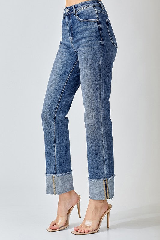 Straight To The Point Denim Risen Jeans