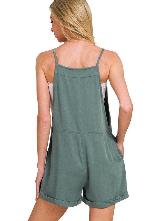 RESTOCK Let's Take A Road Trip Jade Romper