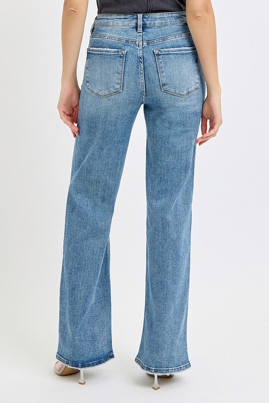 Whisper Something Sweet Wide Leg Risen Jeans