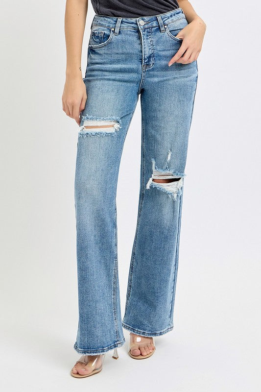 Whisper Something Sweet Wide Leg Risen Jeans