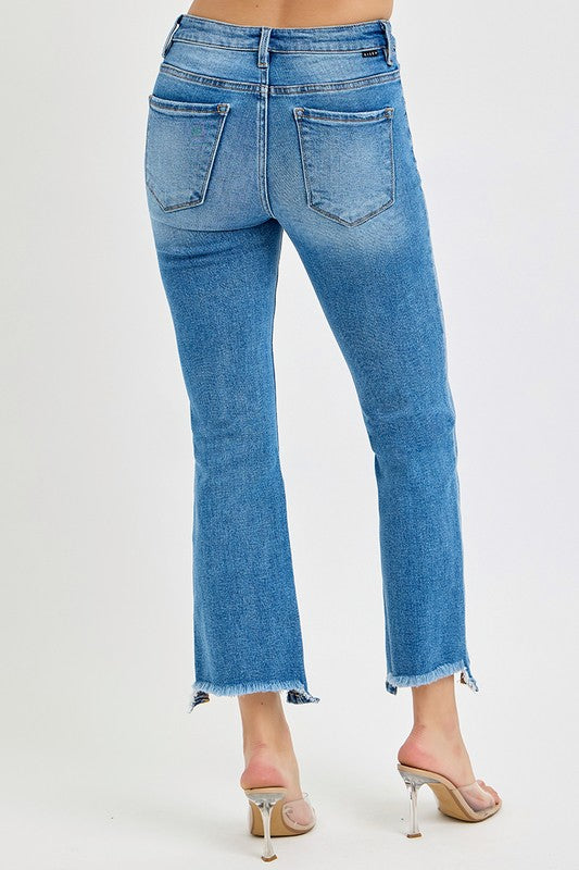 Rise Above It Straight Leg Risen Jeans