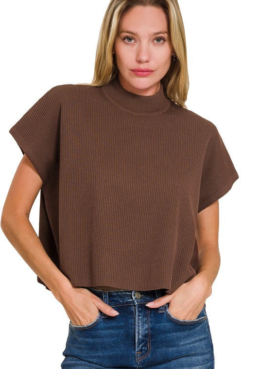 She's From Texas Brown Crop Top
