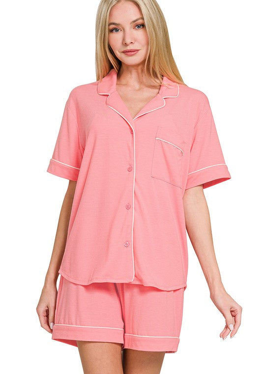 Love Me Like You Do Pink PJ Set