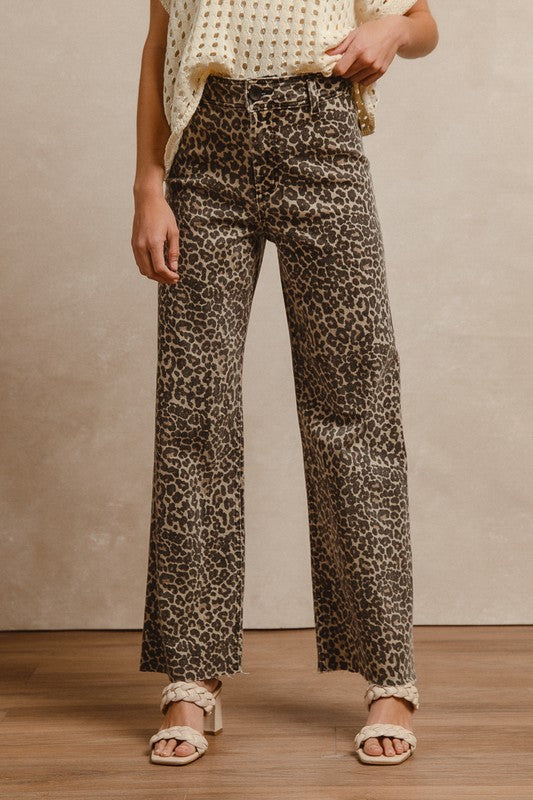After Party Leopard Print Pants