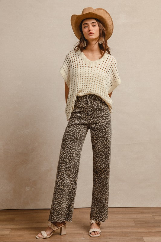 After Party Leopard Print Pants