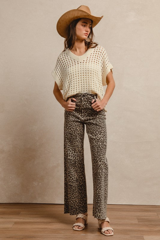 After Party Leopard Print Pants