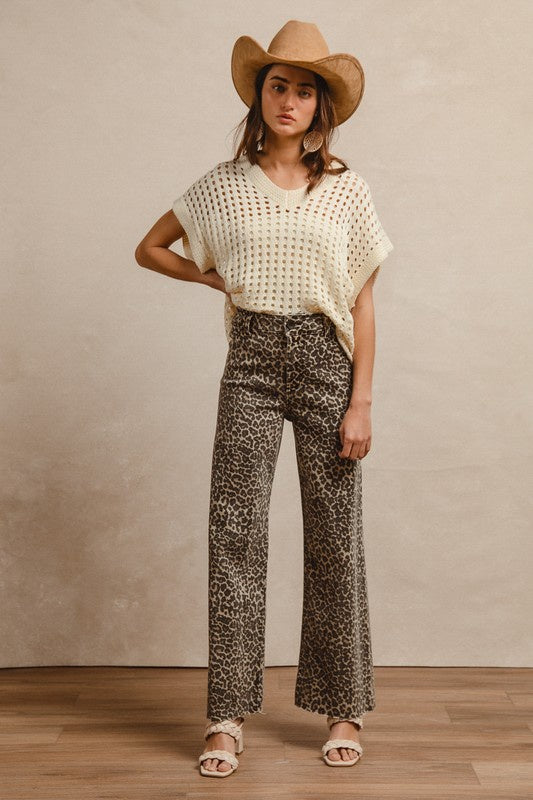 After Party Leopard Print Pants