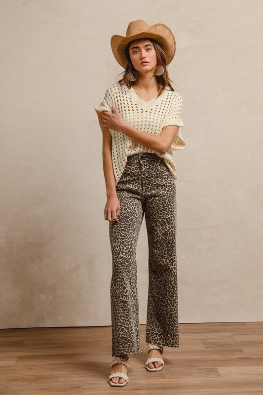 After Party Leopard Print Pants