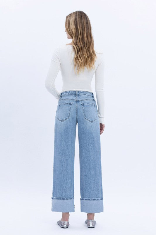 When & Where Wide Leg Vervet By Flying Monkey Jeans