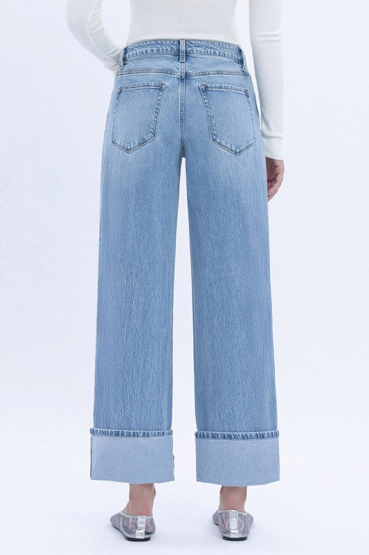 When & Where Wide Leg Vervet By Flying Monkey Jeans