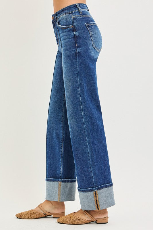 Wishing You The Best Wide Leg Risen Jeans