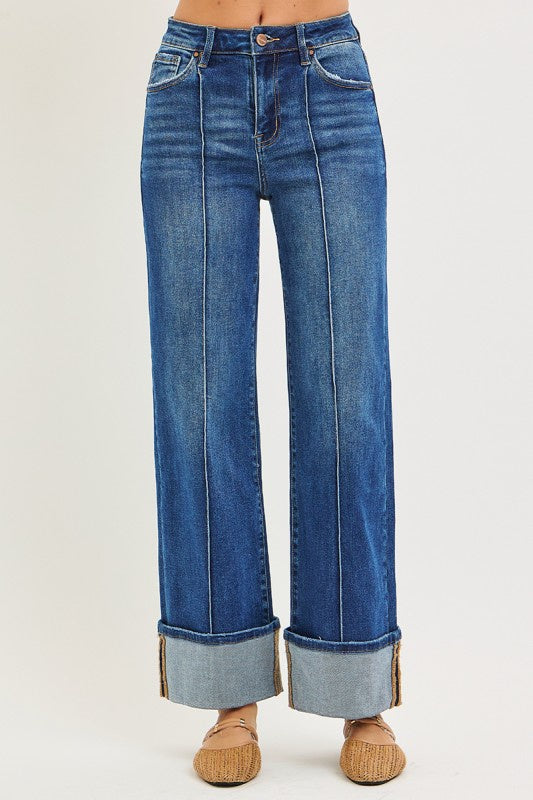 Wishing You The Best Wide Leg Risen Jeans
