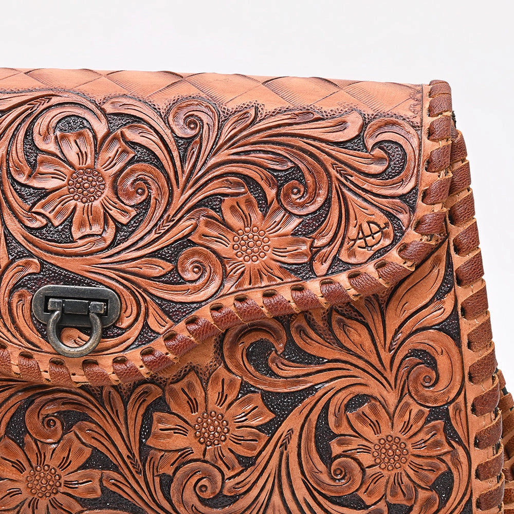 American Darling Tooled Leather Crossbody