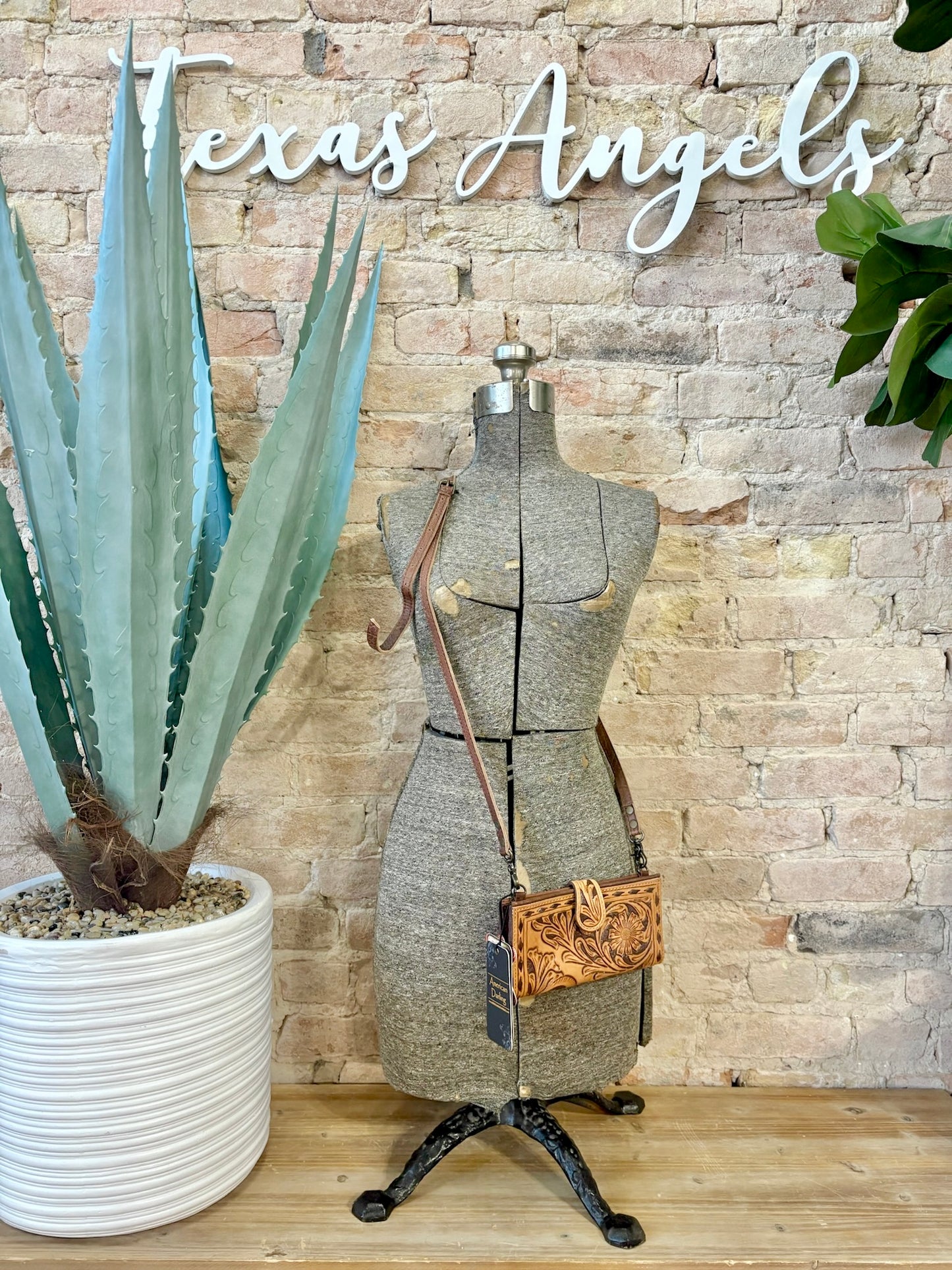 American Darling Tooled Leather Crossbody