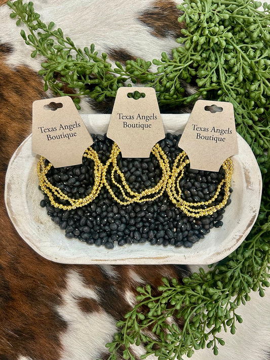 Dainty Gold Bracelet Set