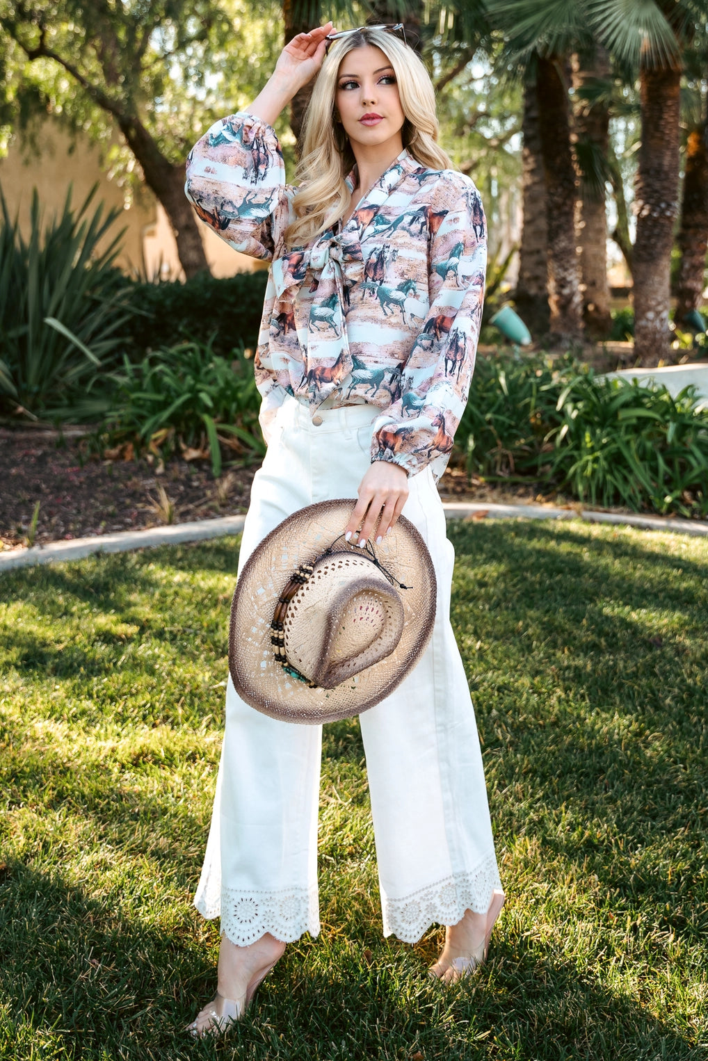 Wild & Free Western Blouse