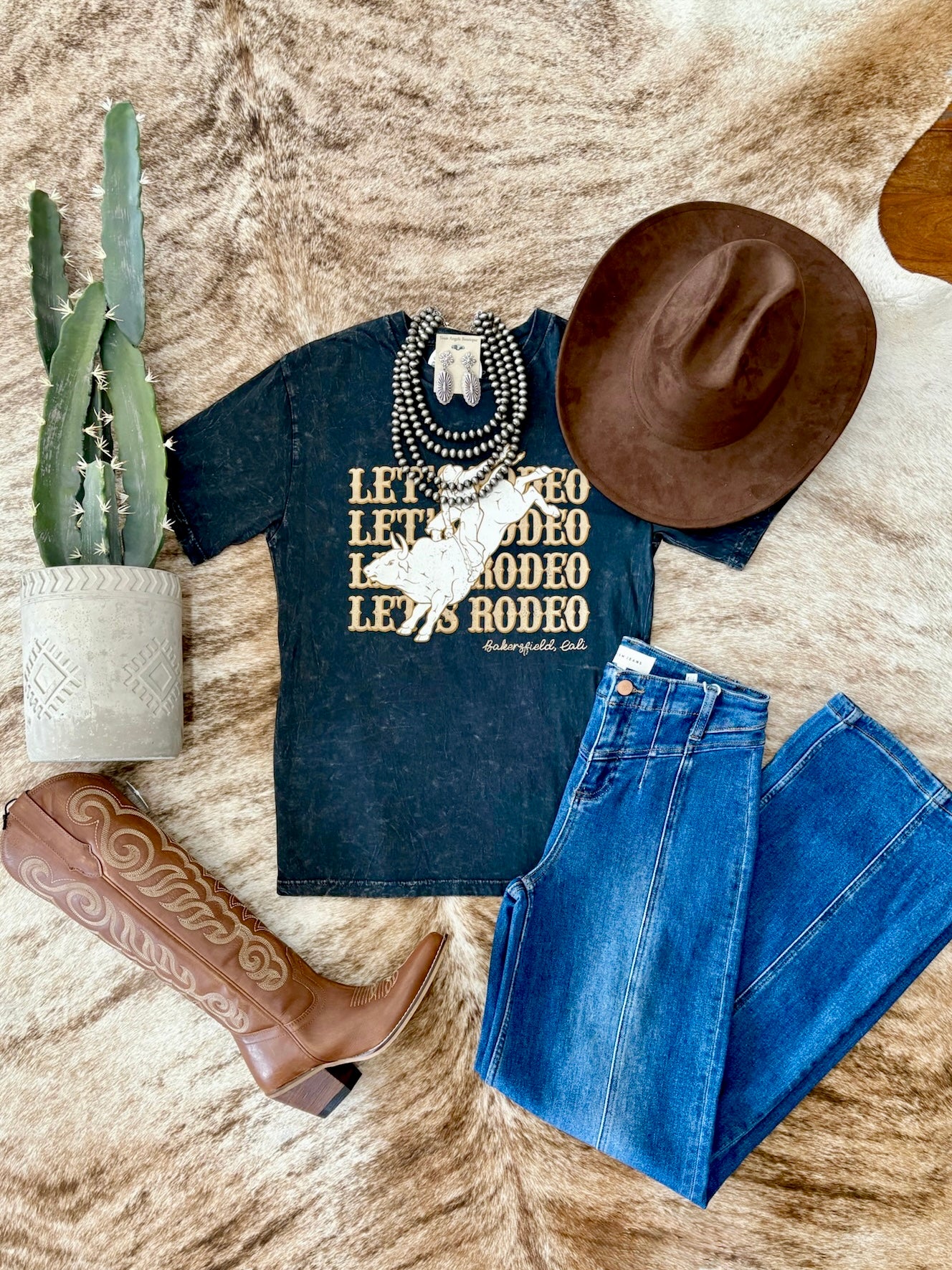 40% Off - Lets Rodeo Graphic Tee
