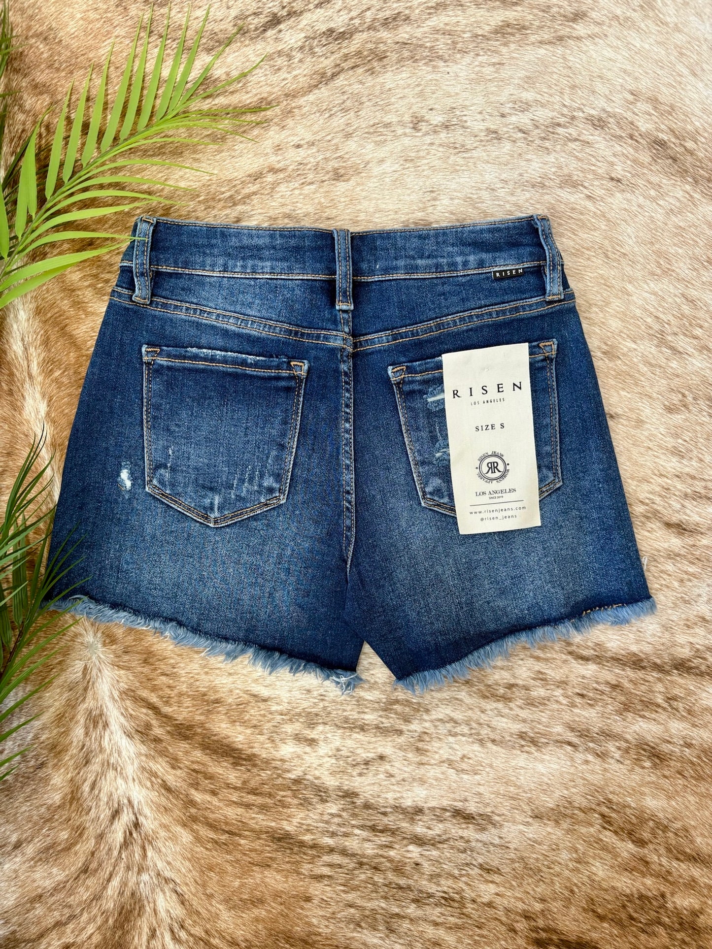 She’s The Reason Denim Risen Shorts