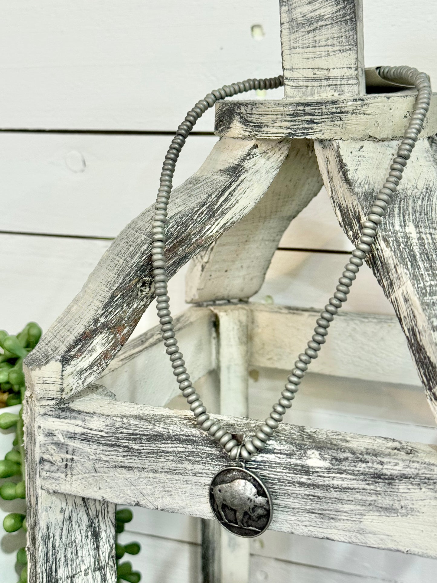 Buffalo Coin Pendant Necklace