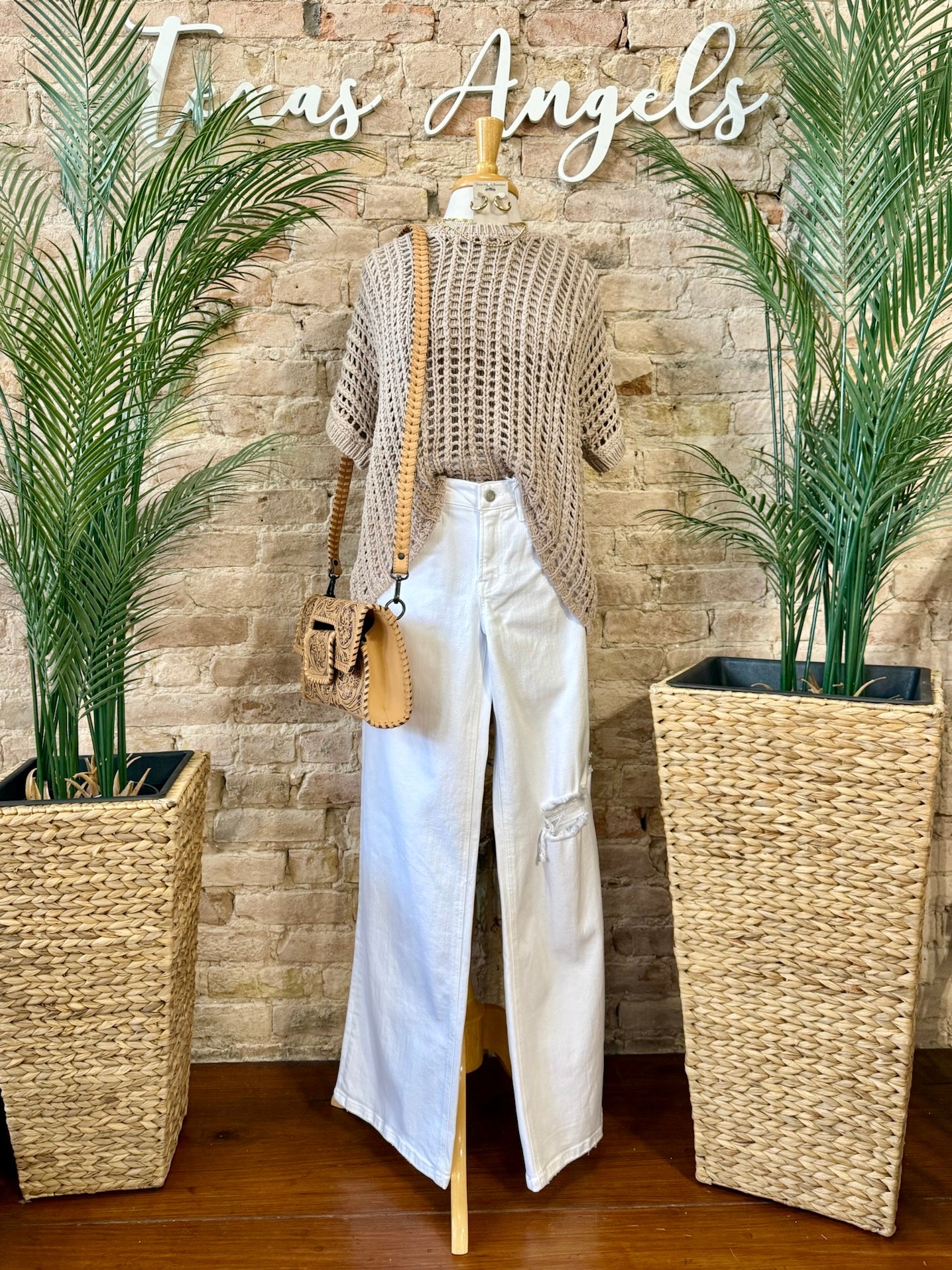 40% Off - Time Well Spent Mocha Oversized Knit Top